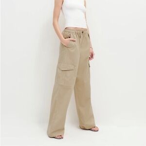 Reformation Tan Wide Leg Pants